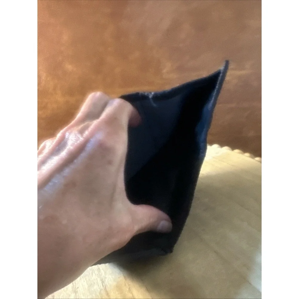 Y2K  Ash Creek Leather Wallet,Black*